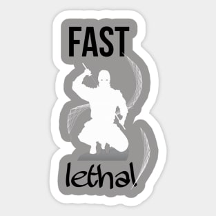 Letal rápido Sticker